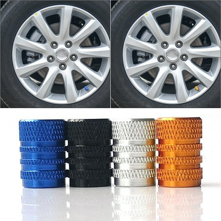 Tire Cap 4pcs Bouchon De Valve De Pneu De Roue De Voiture En Alliage D/'aluminium